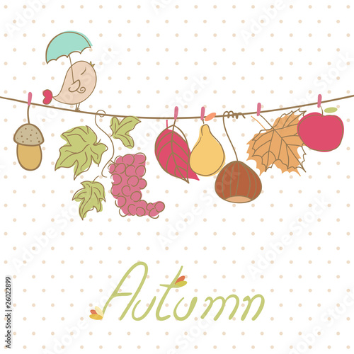 autumn card
