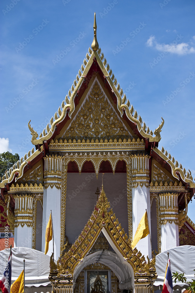 Naklejka premium temple of in thailand