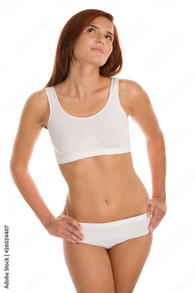 Young woman wearing lingerie Young woman wearing lingerie