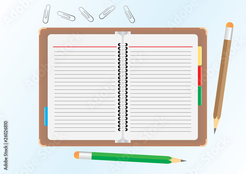 organizer blank