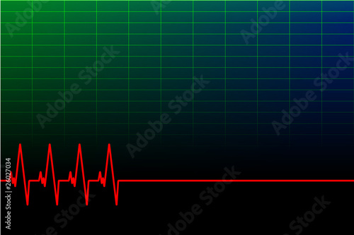 vector ECG background/business card