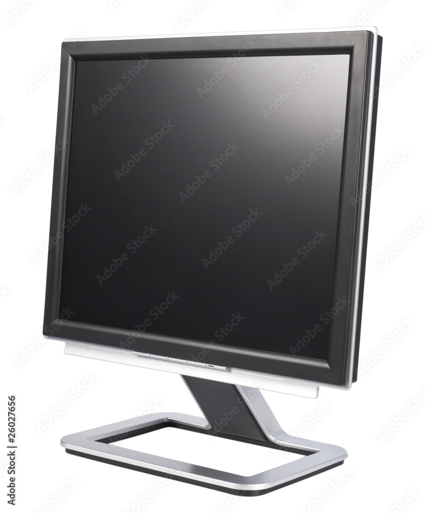 Computer Monitor,isolated on white with clipping path. Computer Monitor,isolated on white with clipping path.