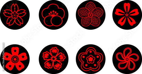 motif asiatique