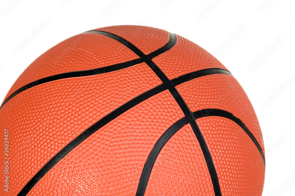 Obraz premium Orange basketball ball