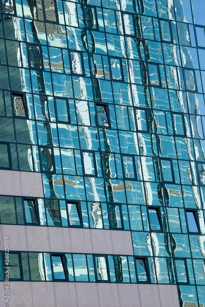 Obraz premium Abstract Reflections on Windows