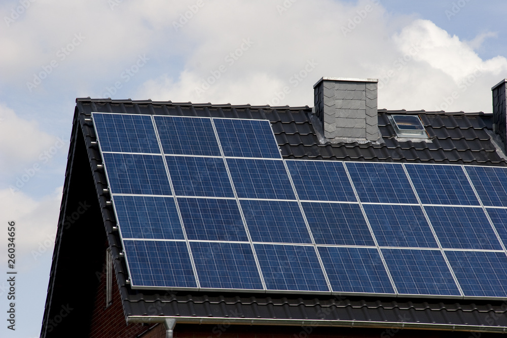 custom made wallpaper toronto digitalSolarzellen Hausdach