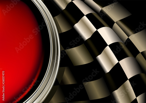 Checkered Background red light