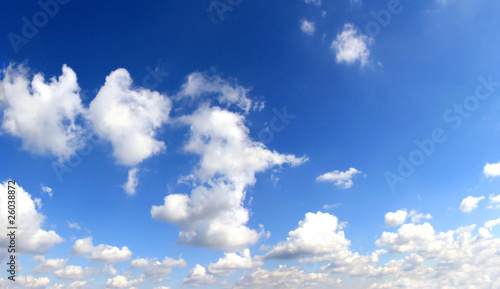 Perfect sky with clouds photo