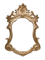 Ornate vintage frame with clipping path