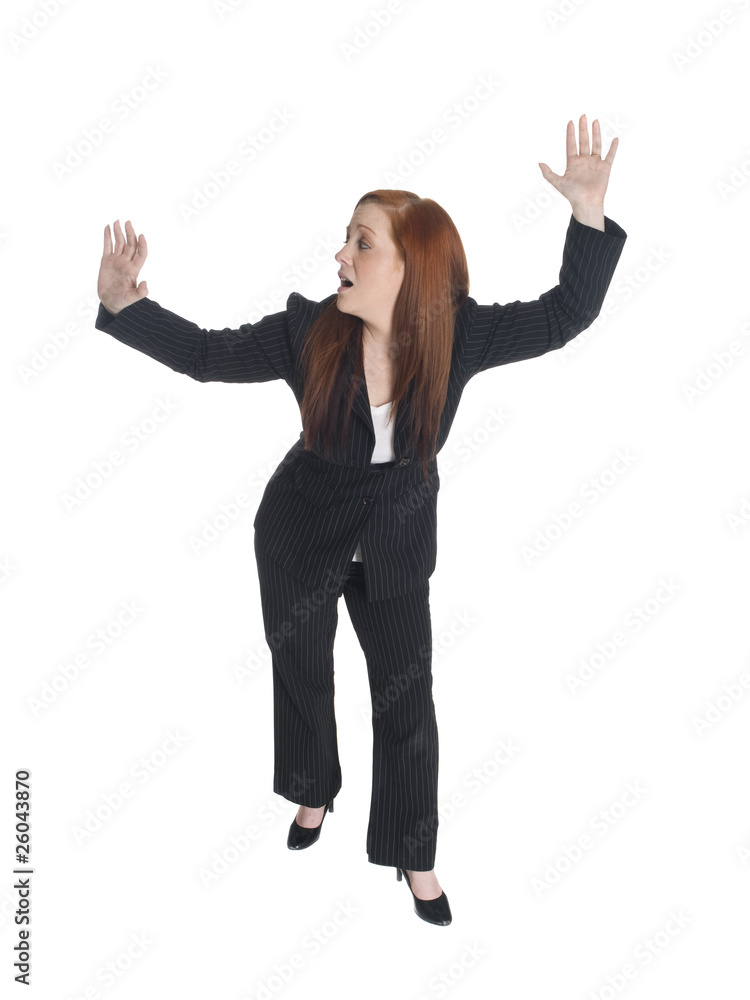 businesswoman - run away businesswoman - run away