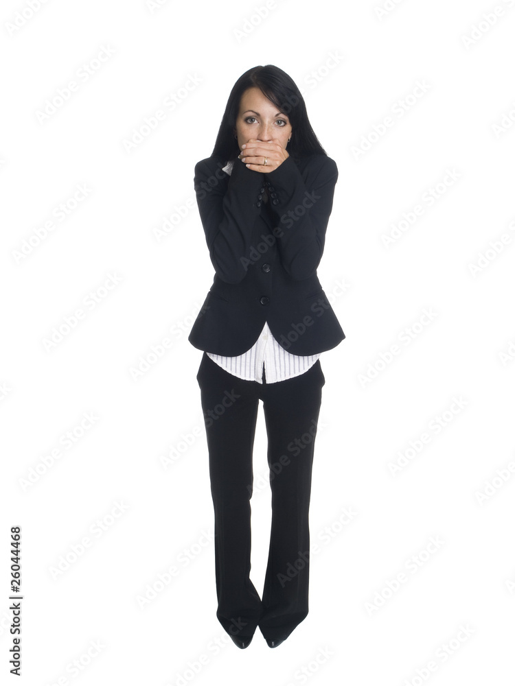 businesswoman - speak no evil businesswoman - speak no evil