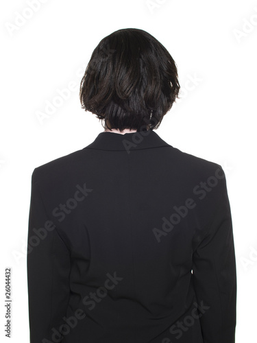 businesswoman - back side