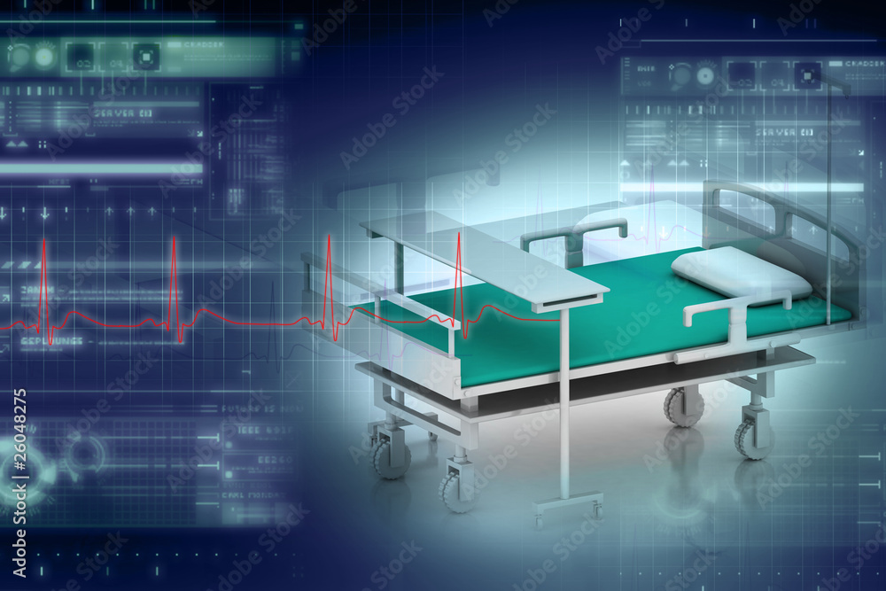 Fototapeta premium Medical bed
