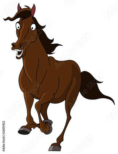 Horse running