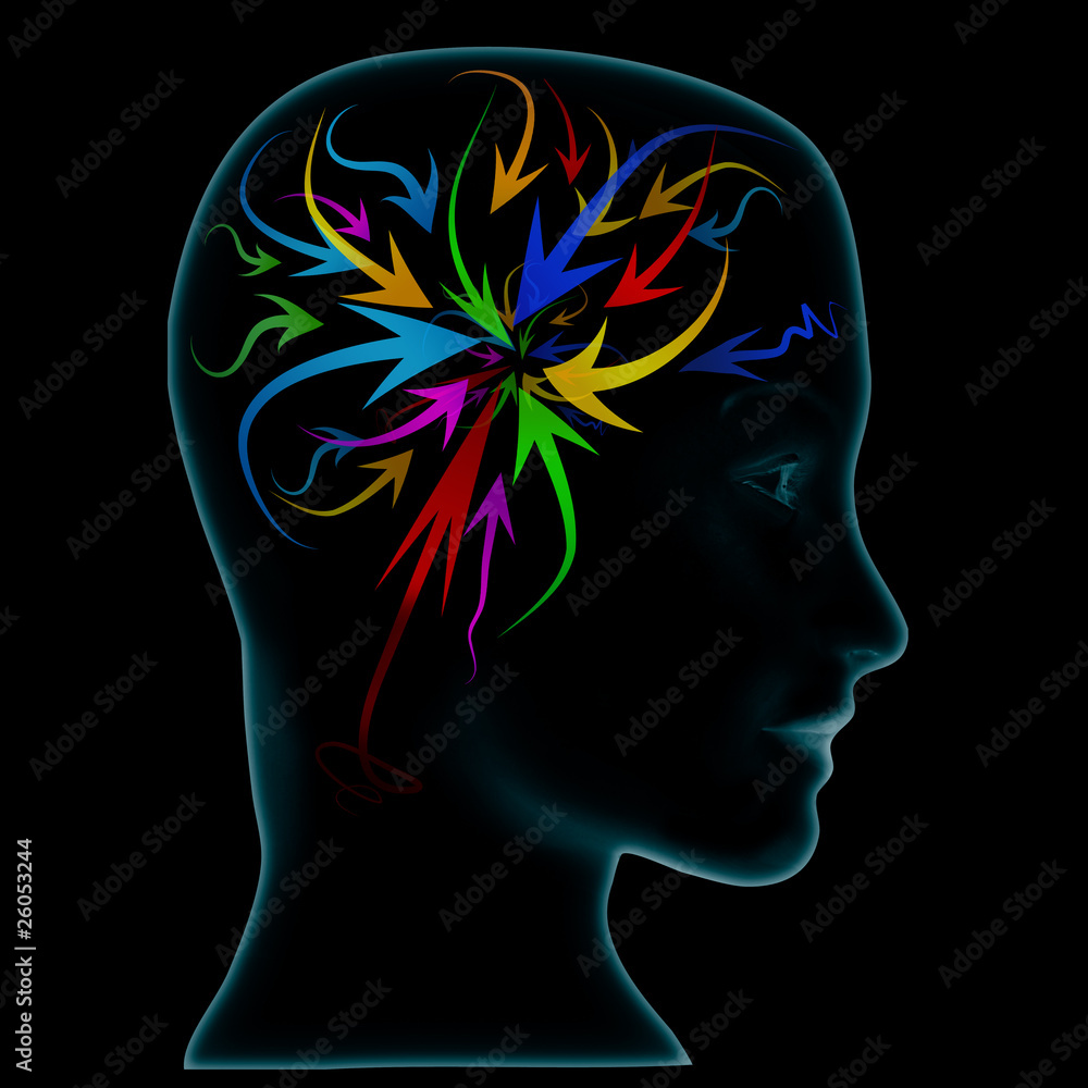 Obraz premium Abstract thought (colours)