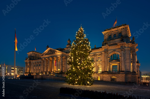 Reichstag Berlin Weihnachten