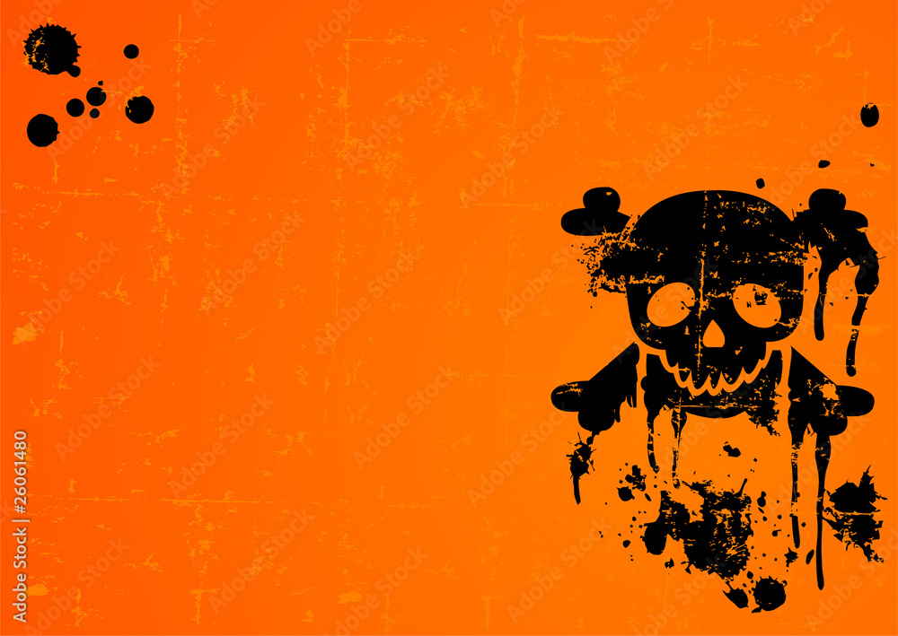 Halloween Skull background