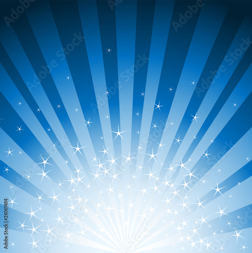 Abstract stars and stripes