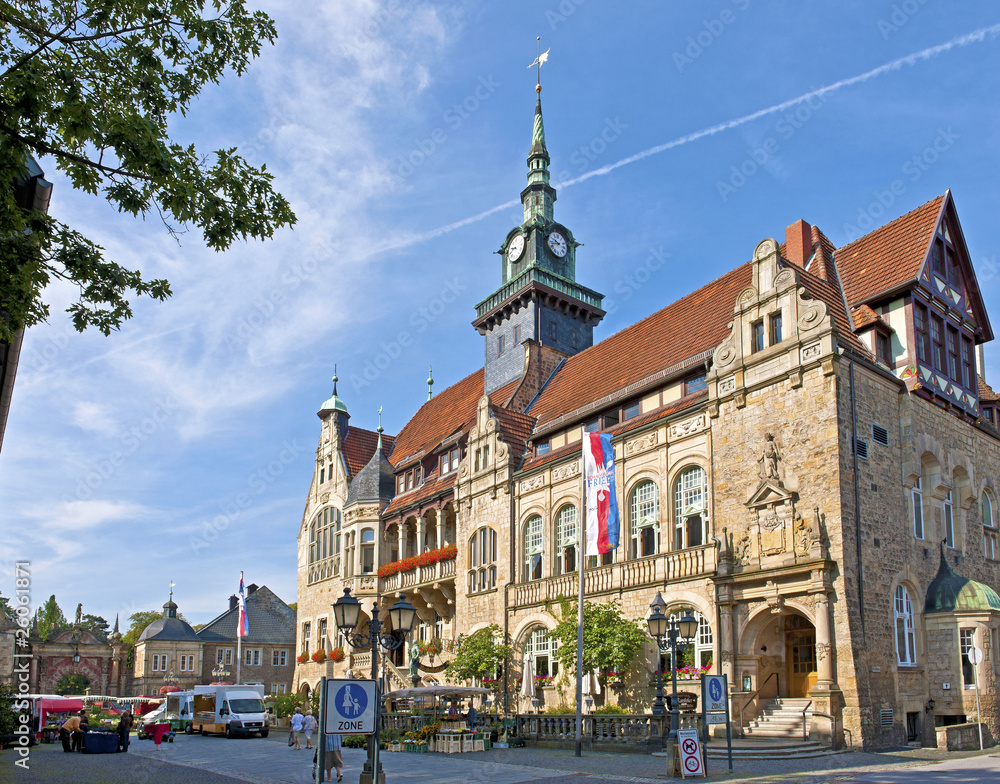 Das Rathaus in Bückeburg
