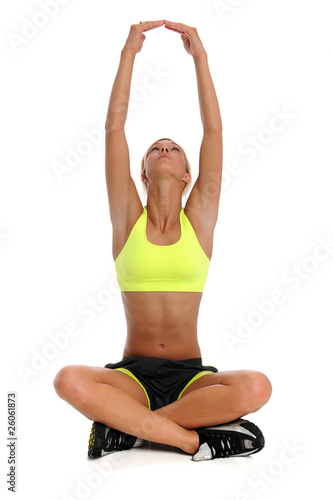 Young Woman Stretching