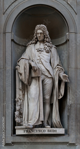Francesco redi statue, Florence photo