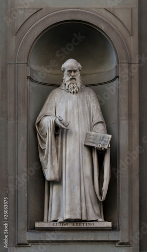 Guido Aretino Statue, Florence photo