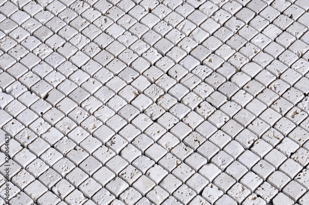 Fototapeta premium Travertine tile floor