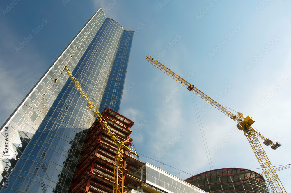 Fototapeta premium Construction work site