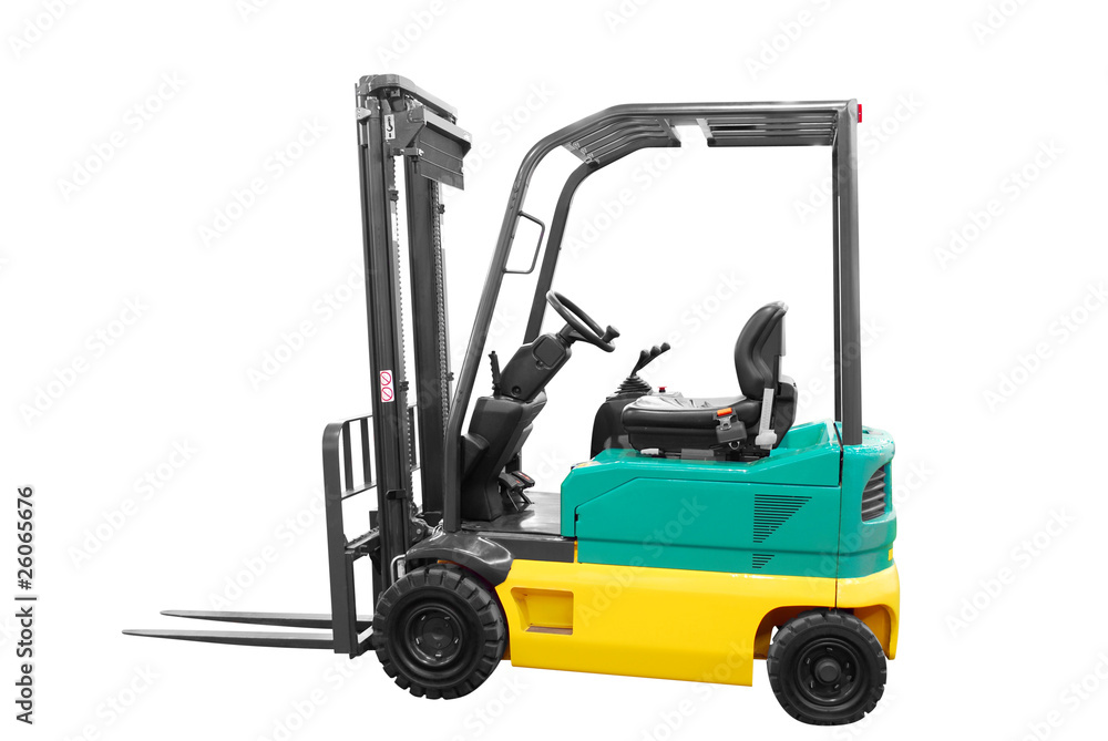 fork-lift isolated