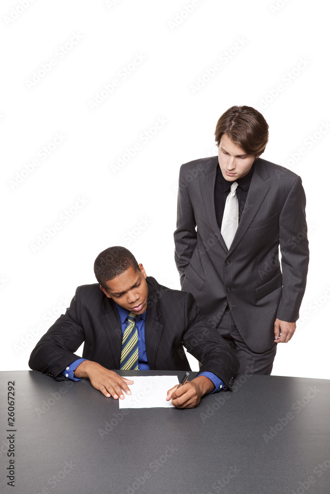 businesspeople - conference notes businesspeople - conference notes