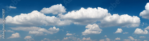 Canvas Print Panorama sky and clouds