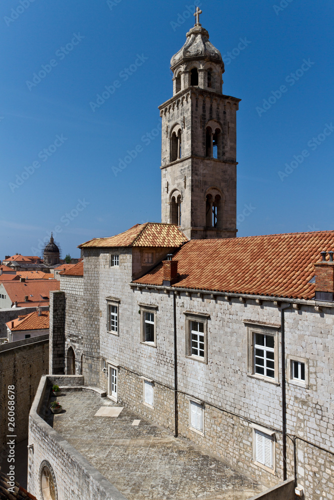 Clock tower in Dubrovnik