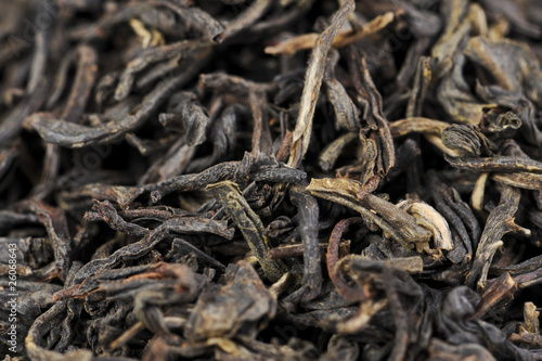 Macro of Lapsang Souchong tea