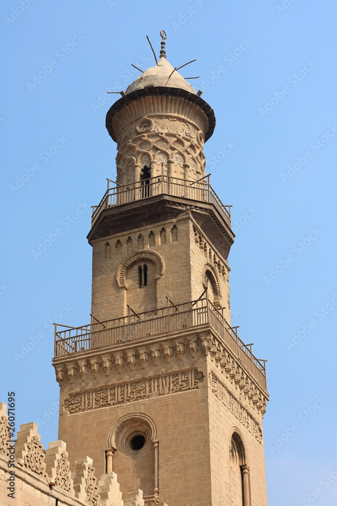 Minaret in Old Cairo.