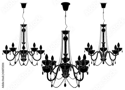 Luster Chandelier Vector 38