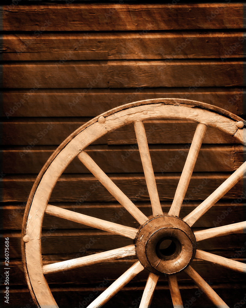 Old Wagon Wheel