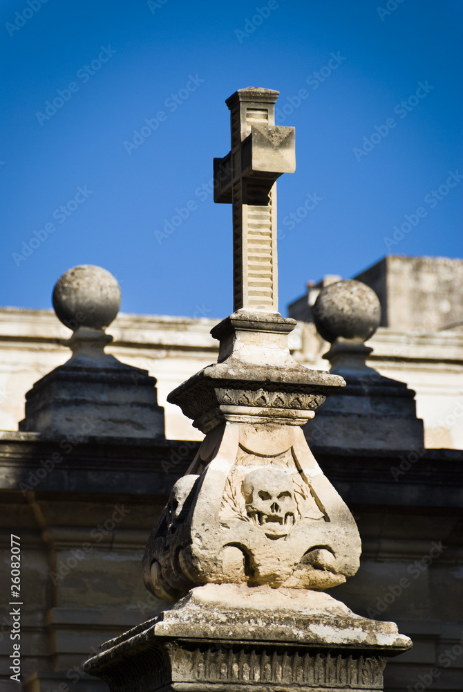 Cross and Skulls