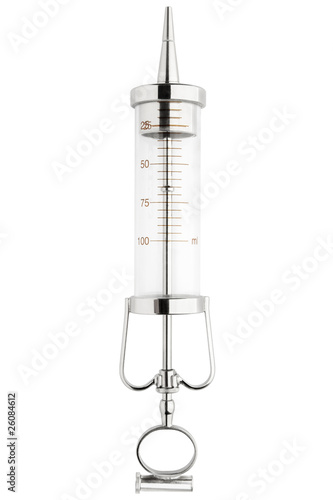 syringe with clipping path
