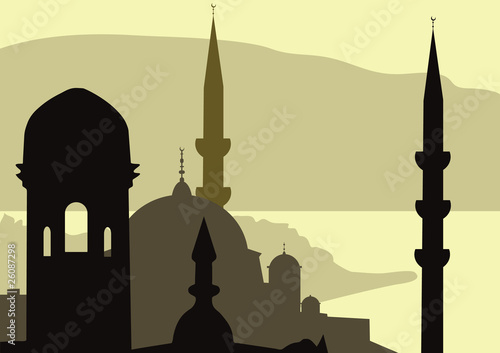 vector turkish background