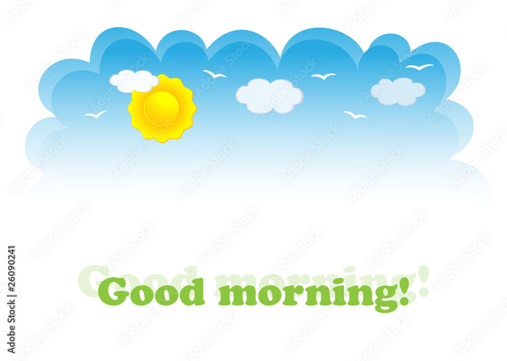 Banner of day-sky. Vector-Illustration Banner of day-sky. Vector-Illustration