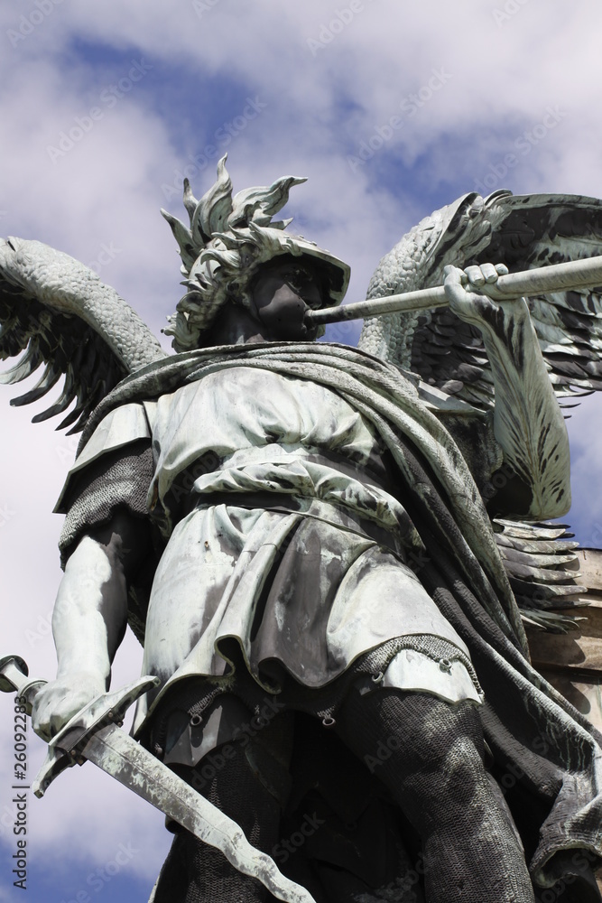 Fototapeta premium Niederwalddenkmal in Nahaufnahme
