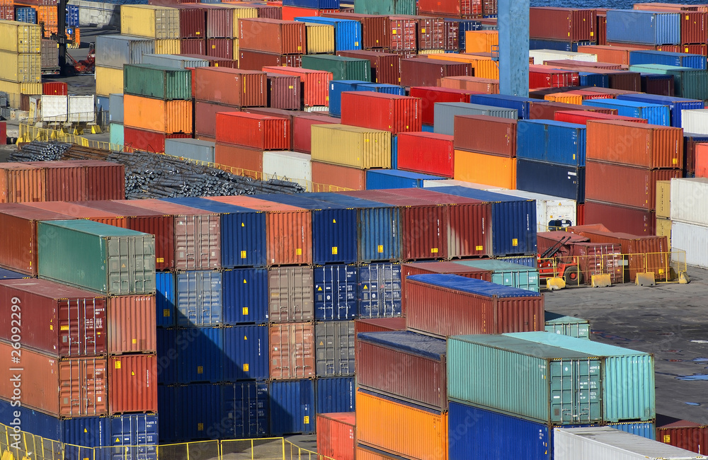 Fototapeta premium Containers