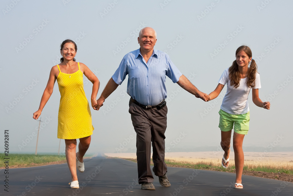 Fototapeta premium family . freedom concept