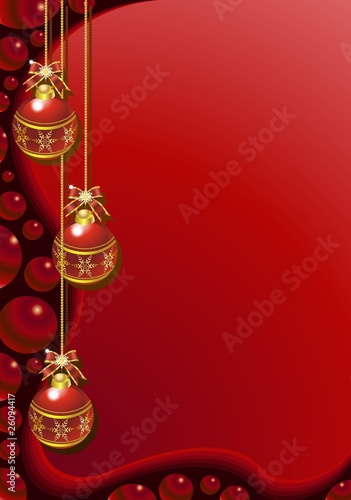 Natale Cartolina di Auguri-Merry Christmas Card-2-Vector