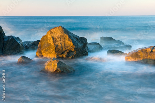 Fototapeta Naklejka Na Ścianę i Meble -  Stones in sea water