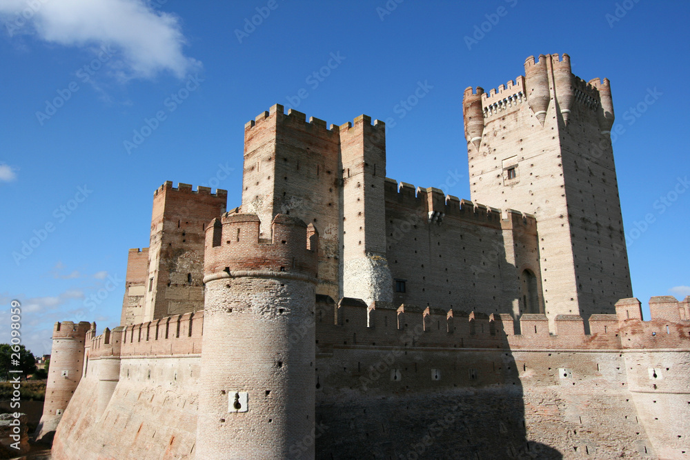 Castle in Spain - Castillo de la Mota in Medina del Campo