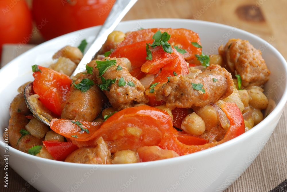 Chorizo and red pepper hotpot Chorizo and red pepper hotpot
