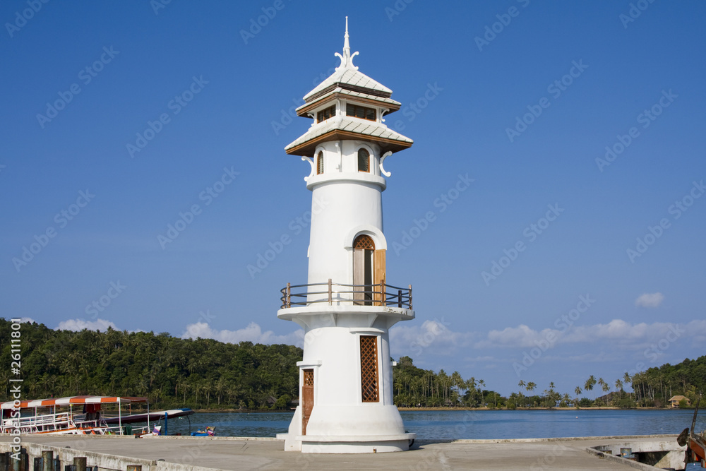 White lighthouse