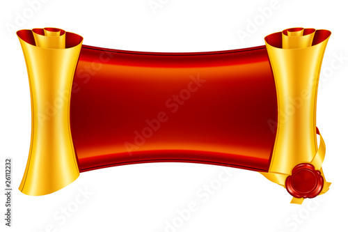 Scroll with the seal