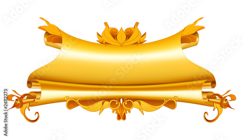 Vintage scroll